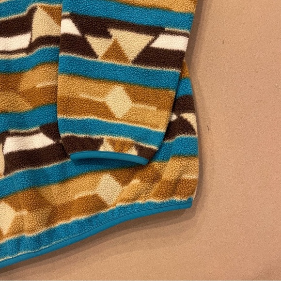 Patagonia Women’s Synchilla Snap-T Pullover Guatemalan Tango Bear Brown Medium - Picture 2 of 9